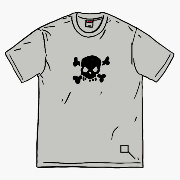 Supreme Skull S/S Top Gray