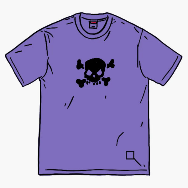 Supreme Skull S/S Top Pale Purple