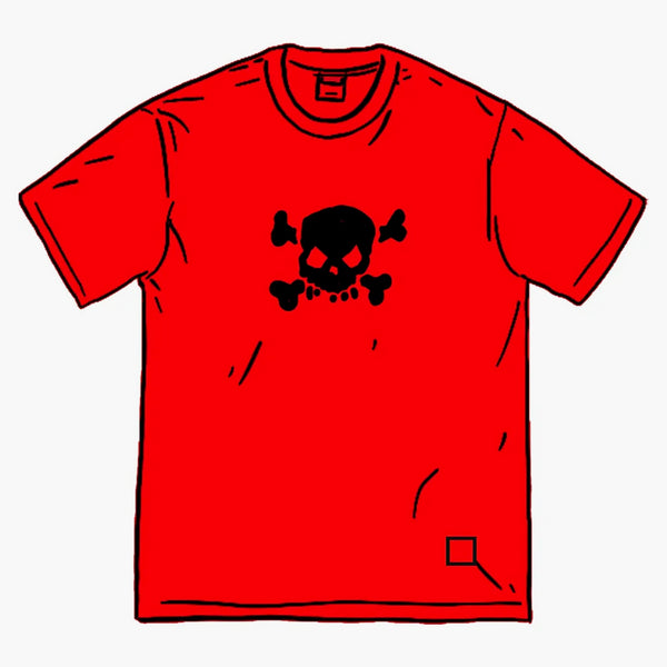 Supreme Skull S/S Top Red