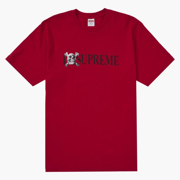 Supreme Skull Tee Red