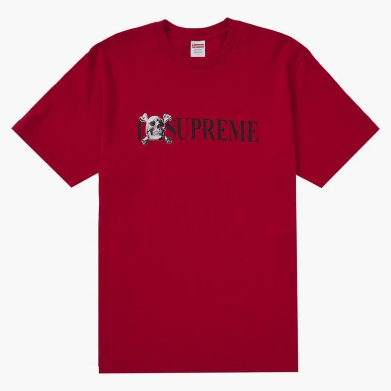Supreme Skull Tee Red