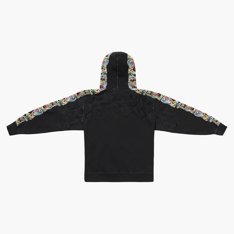 Supreme Skulls Zip Up Hooded Sweatshirt Black