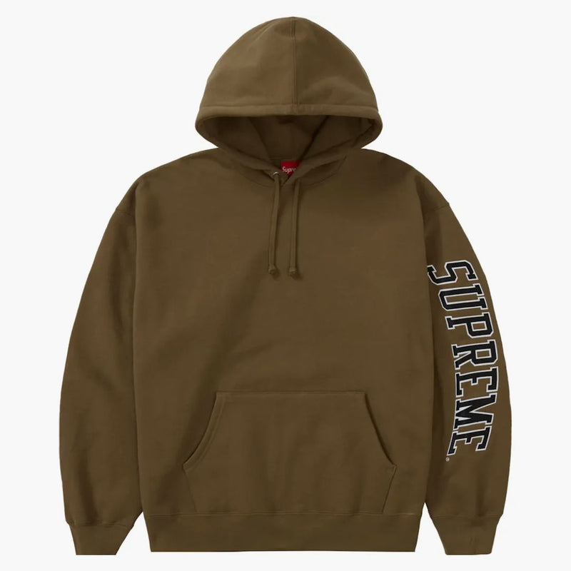 Supreme Sleeve Arc Hooded Sweatshirt (FW23) Dark Khaki