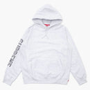 Supreme Sleeve Embroidery Hooded Sweatshirt Ash Gray