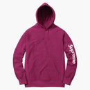 Supreme Sleeve Patch Hooded Sweatshirt Magenta