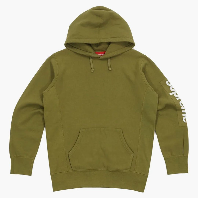 Supreme Sleeve Patch Hooded Sweatshirt Moss