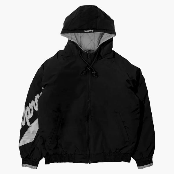 Supreme Script Script Chaqueta lateral negra
