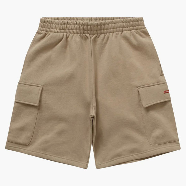 Supreme Small Box Baggy Cargo Sweatshort Tan