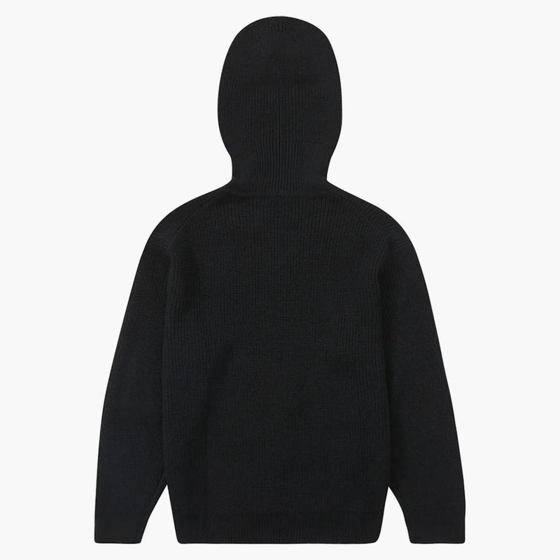 Nejvyšší malá krabice Balaclava/Turtleneck svetr černý