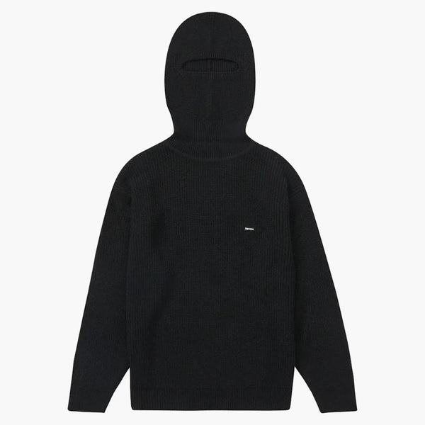 Supreme Small Box Balaclava/Turtleneck tröja svart