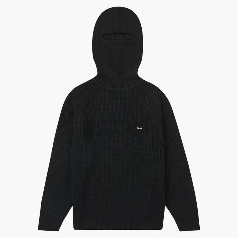 Nejvyšší malá krabice Balaclava/Turtleneck svetr černý