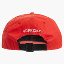 Supreme Small Box Coated Linen 6-panel Red