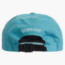 Supreme Small Box Coated Linen 6-panel Teal