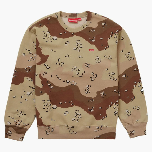Nejvyšší malá krabička Crewneck (FW20) čokoládový čip camo
