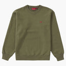 Supreme Small Box Crewneck (FW22) Oliva ligera