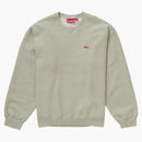 Supreme Small Box Crewneck (fw23) Heather Mint