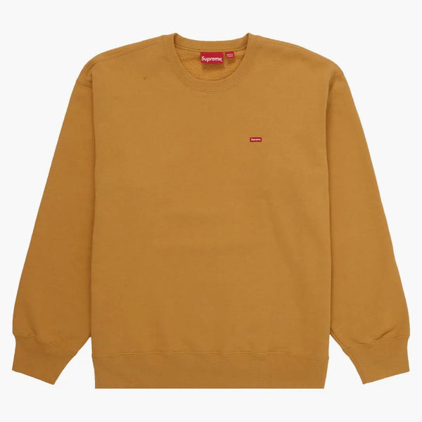 Supreme Small Box Crewneck (FW21) Lätt senap