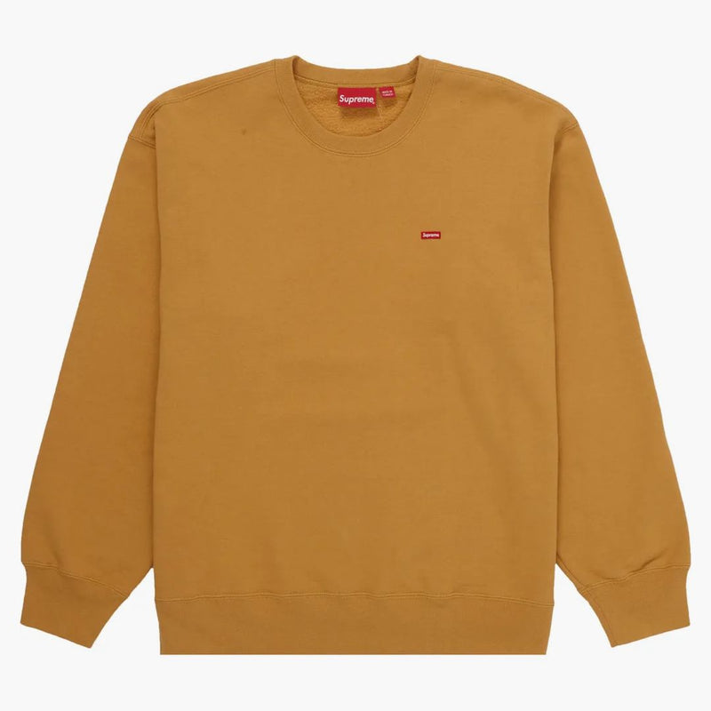 Supreme Small Box Crewneck (FW21) Lätt senap
