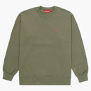 Supreme Small Box Crewneck (FW21) Oliva ligera