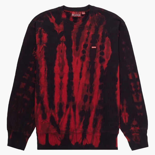 Supreme Small Box Crewneck (FW21) Červené barvivo