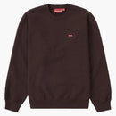 Supreme Small Box Crewneck (SS22) Dark Brown
