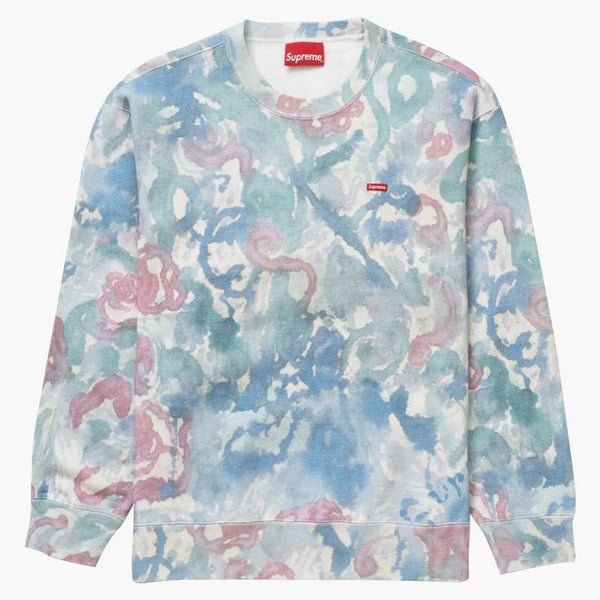 Nejvyšší malá krabička Crewneck Watercolor Floral