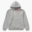 Supreme Small Box Drawcord Hooded Sweatshirt Heather Gray
