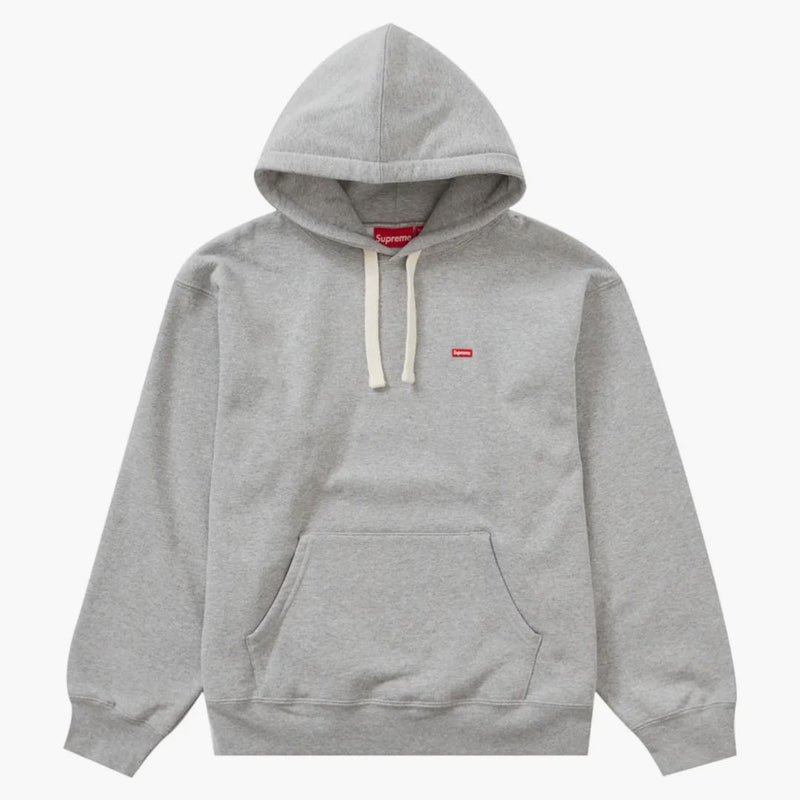 Nejvyšší malá krabička drawcord kapucí mikina Heather šedá