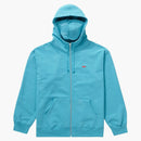 Supreme Small Box Facemask Zip Up Hooded Sweatshirt (FW21) Cyan