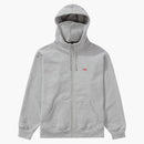 Supreme Small Box Facemask Zip Up Hooded Sweatshirt (FW21) Heather Gray
