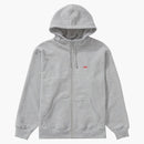 Supreme Small Box Facemask Zip Up Hooded Sweatshirt (FW21) Heather Gray