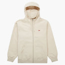 Supreme Small Box Facemask Zip Up Hooded Sweatshirt (FW21) Natural