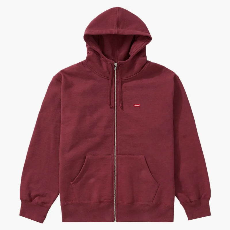 Supreme Small Box Facemask Zip Up Hooded Sweatshirt (fw21) Plum