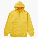 Supreme Small Box Facemask Zip Up Hooded Sweatshirt Yellow