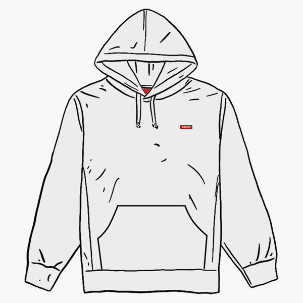 Supreme Small Box Hooded Sweatshirt (ss21) White