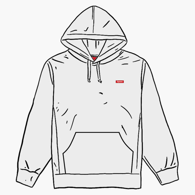 Supreme Small Box Hooded Sweatshirt (ss21) White