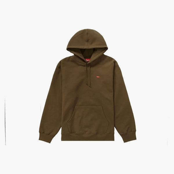 Supreme Small Box Hooded Sweatshirt (SS22) Olive Brown