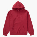 Nejvyšší mikina s kapucí s malou krabicí (SS23) tmavě červená