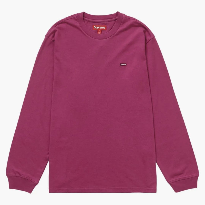 Supreme Small Box l/s tee ljus lila
