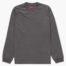 Supreme Small Box L/s Tee (fw22) Charcoal