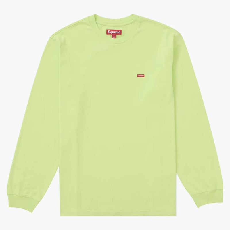 Supreme Small Box L/S Tea (FW24) Verde brillante