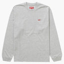 Supreme Small Box L/S TEE Heather Gray