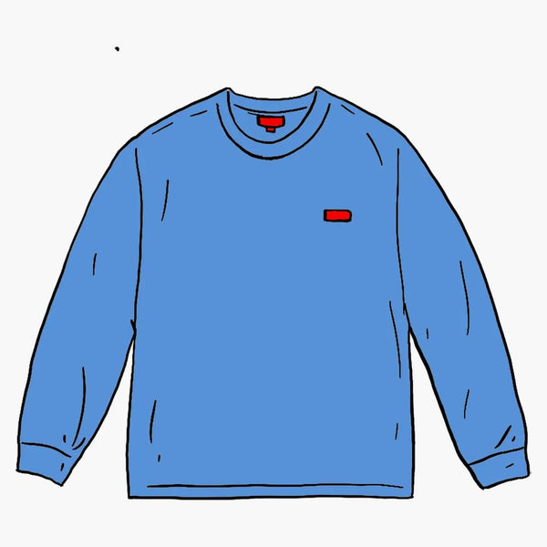 Supreme Small Box L/s Tee Light Royal