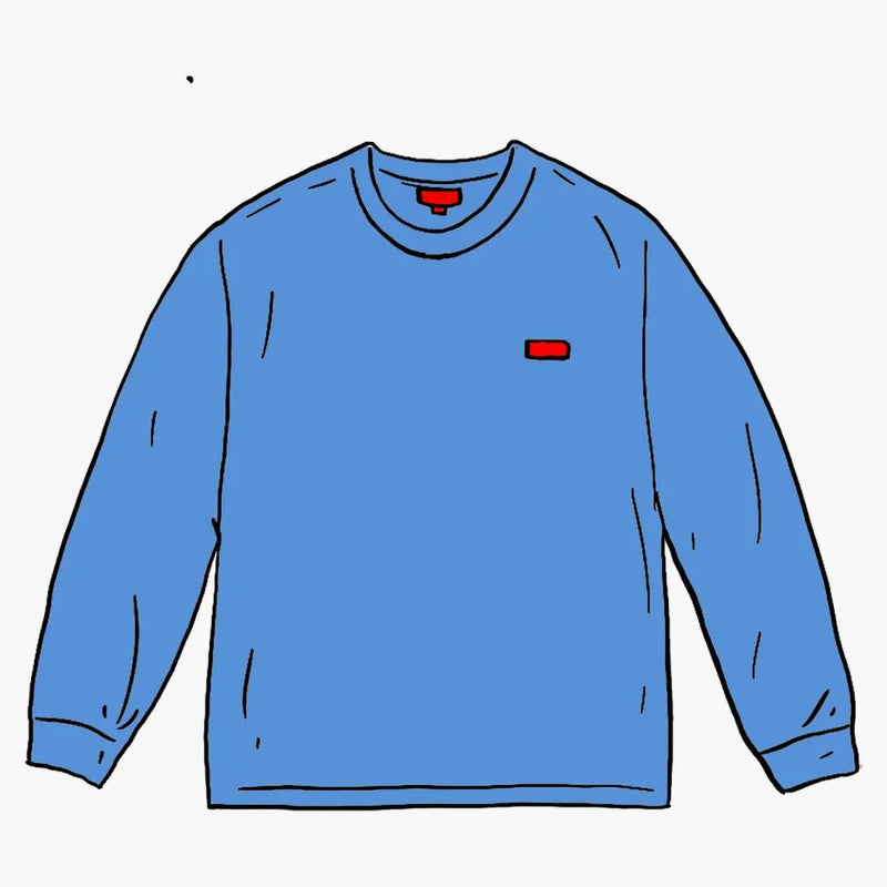 Supreme Small Box L/s Tee Light Royal