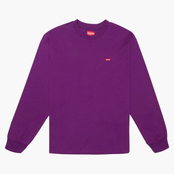 Supreme Small Box L/s Tee Purple