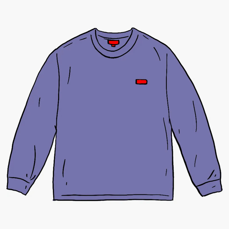 Supreme Small Box L/S Tea (SS21) Dusty Purple