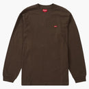 Supreme Small Box L/s Tee (ss23) Brown