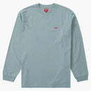 Supreme Small Box L/S Tea (SS23) Light Slate