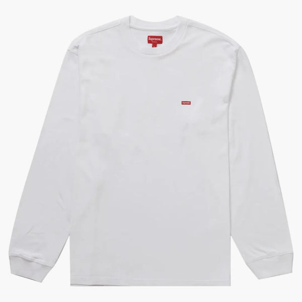 Supreme Small Box L/S Tee (SS23) bílá