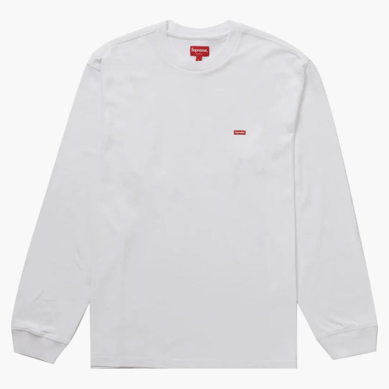 Supreme Small Box L/S Tee (SS23) bílá